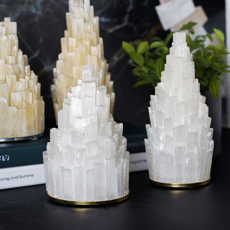 Selenite Tower Night Light