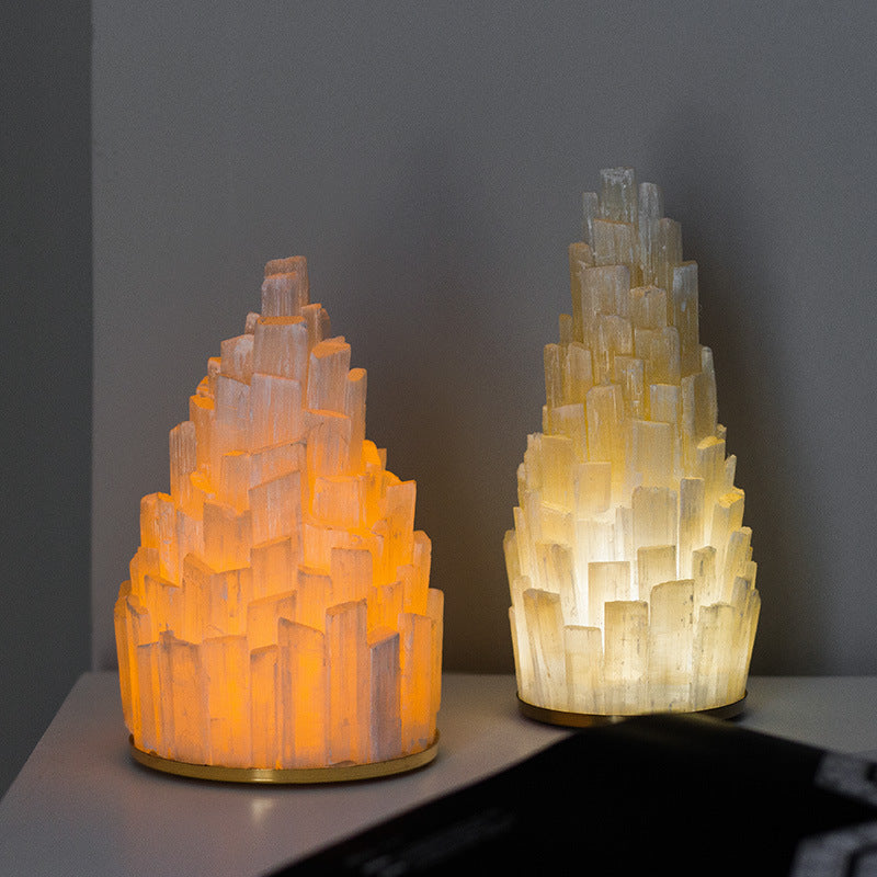 Selenite Tower Night Light
