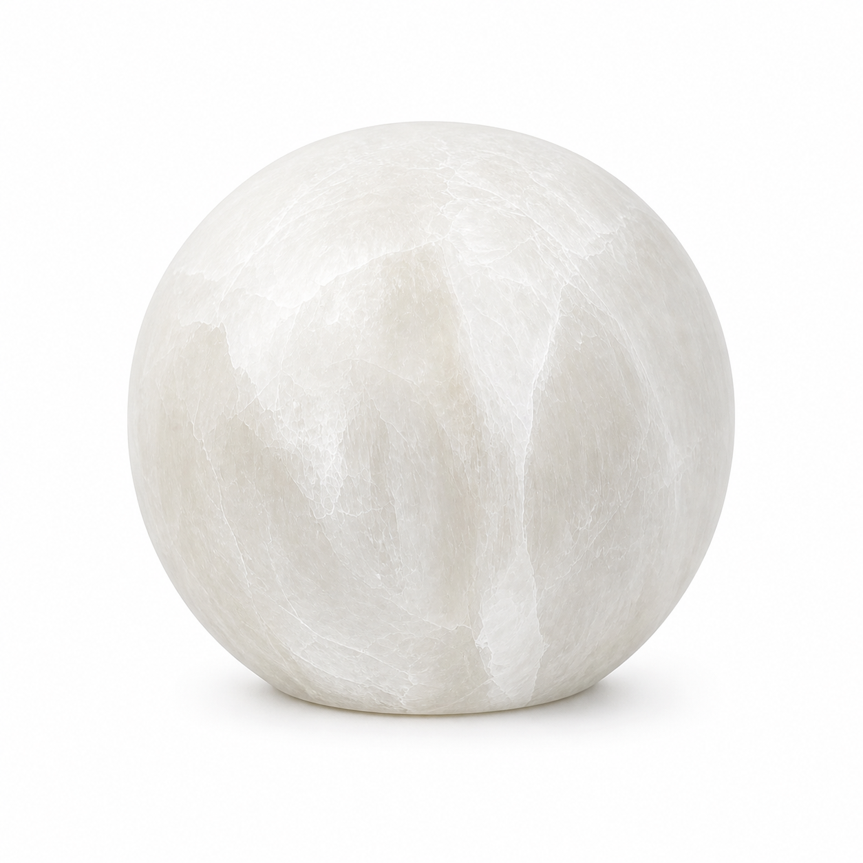 Selenite Moon Night Light
