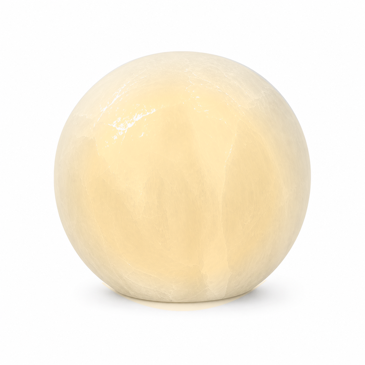 Selenite Moon Night Light