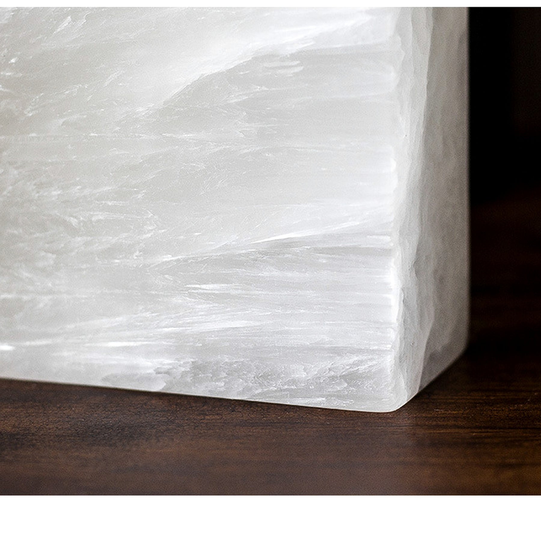 Selenite Arc Mineral Bookend