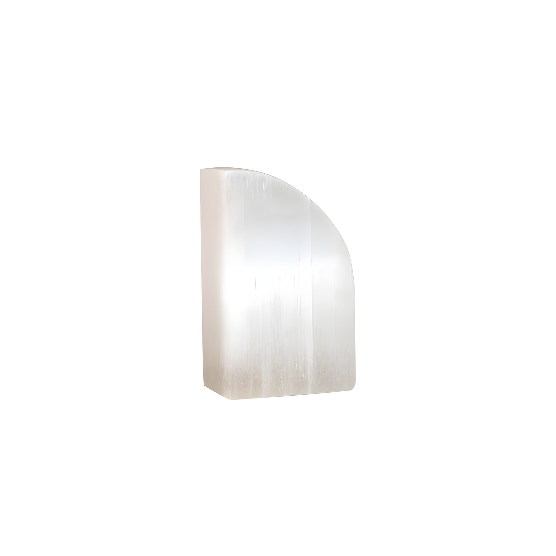 Selenite Mineral Bookend
