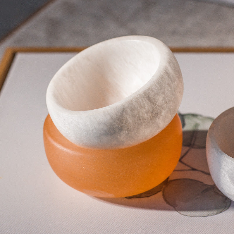 Selenite Mineral Offering Bowl