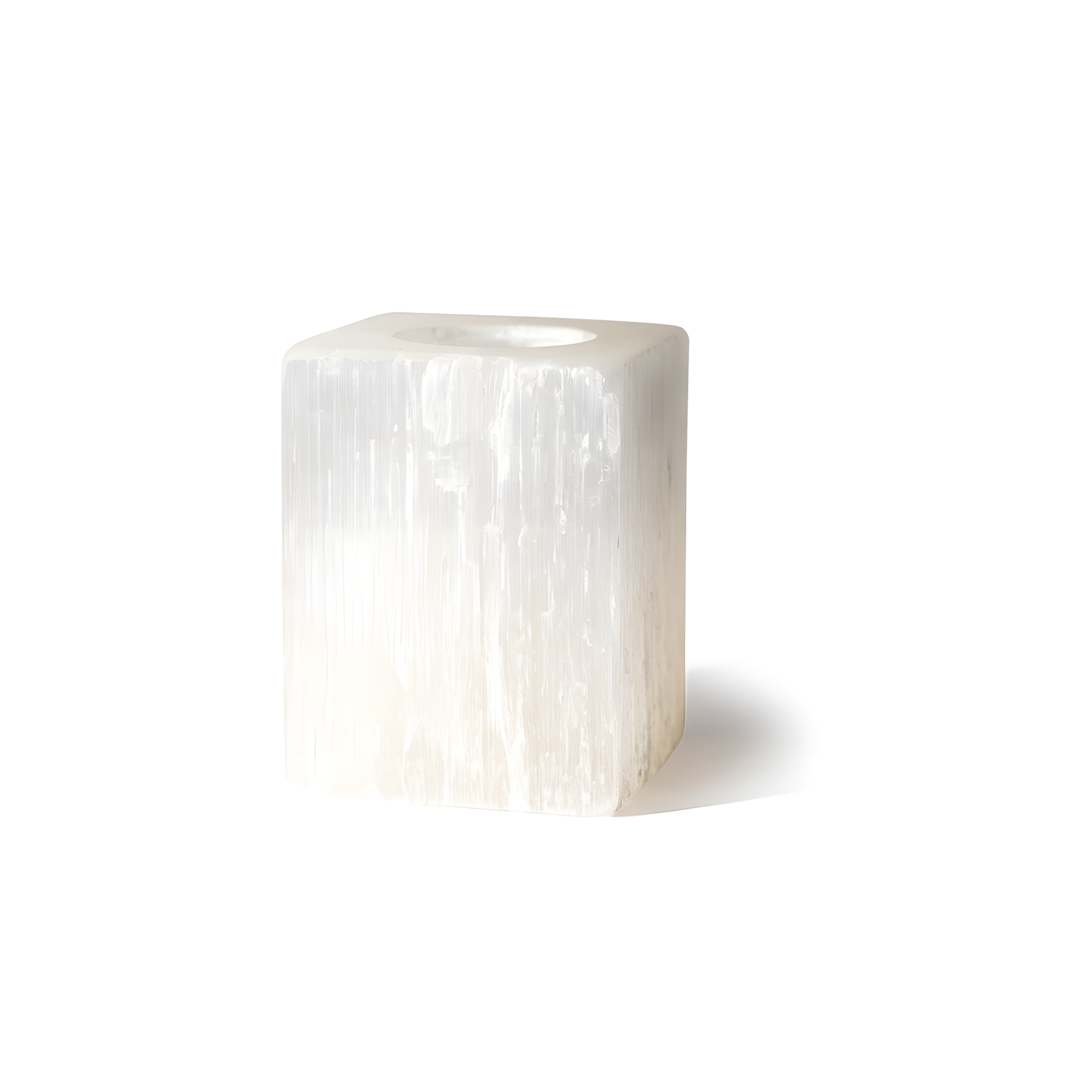 Selenite Mineral Candle Cup