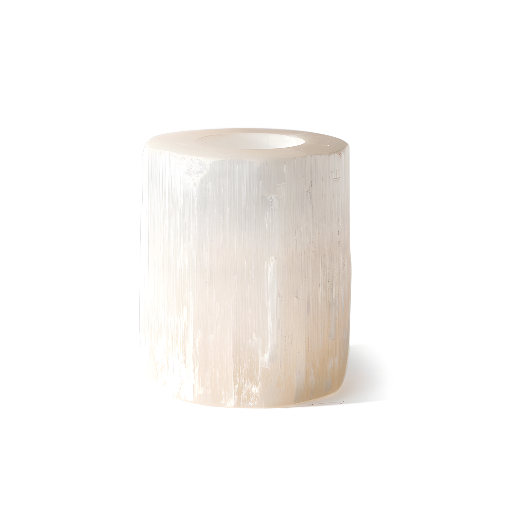 Selenite Mineral Candle Cup
