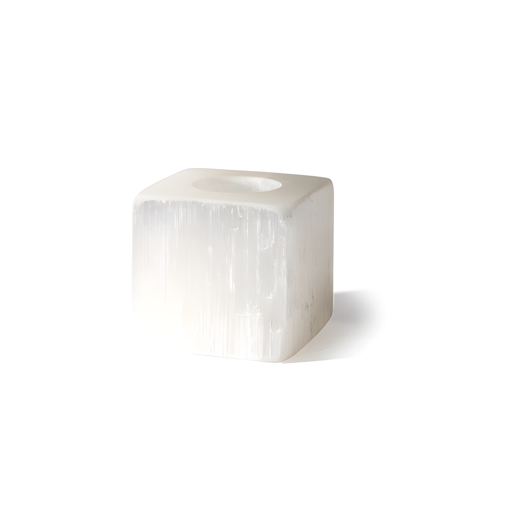 Selenite Mineral Candle Cup