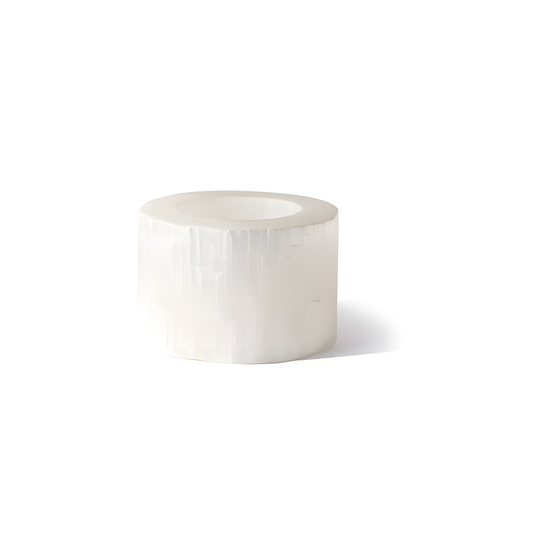 Selenite Mineral Candle Cup