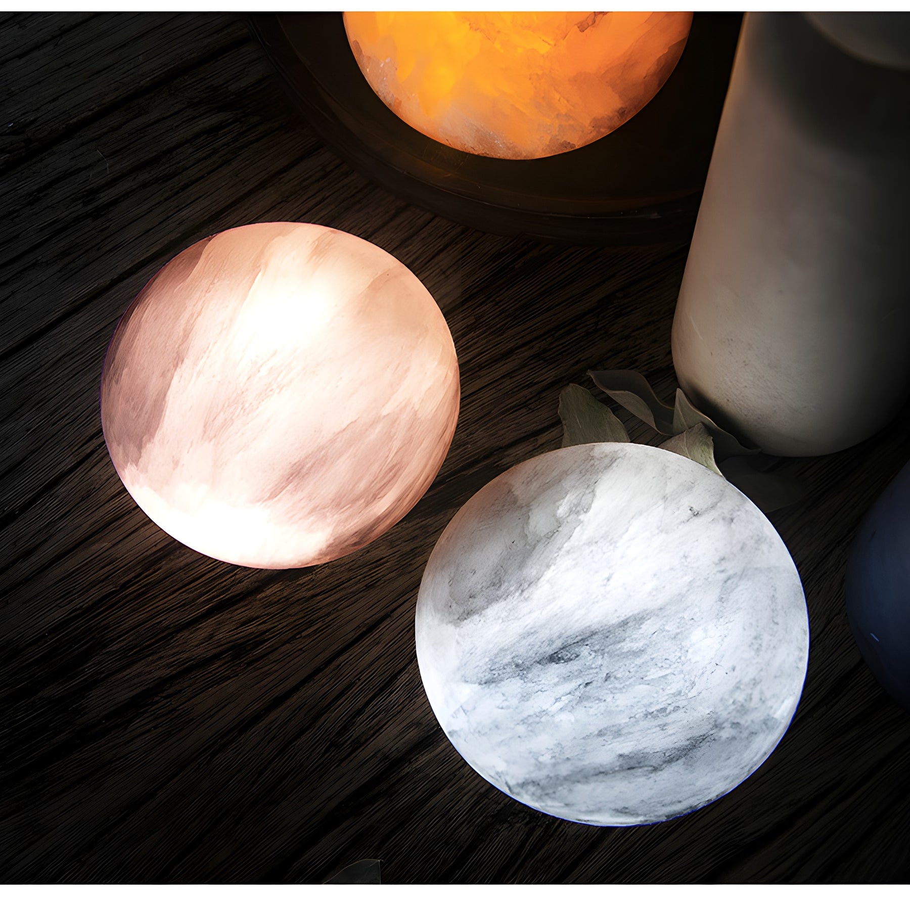 Selenite Planet Touch Night Light