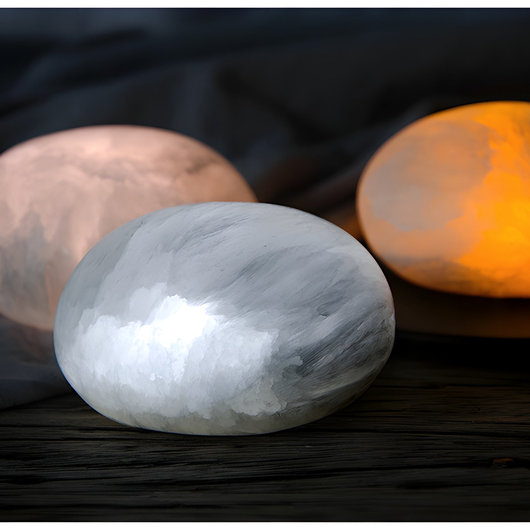 Selenite Planet Touch Night Light