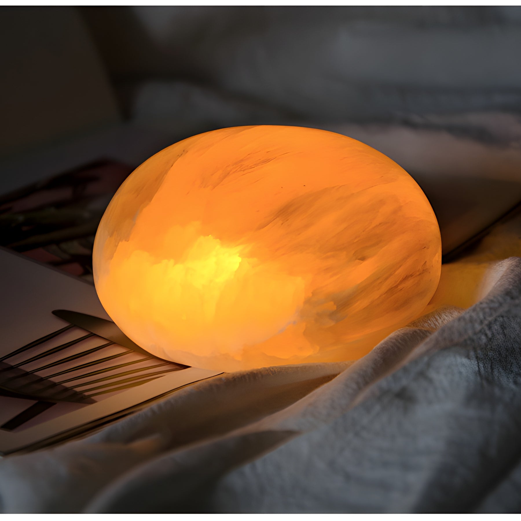 Selenite Planet Touch Night Light